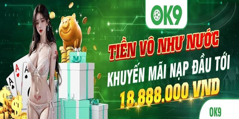 khuyến mãi lần đầu nạp OK9